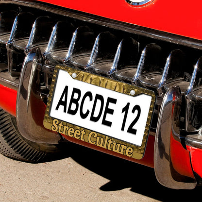 STREET CULTURE Alligator License Plate Frame