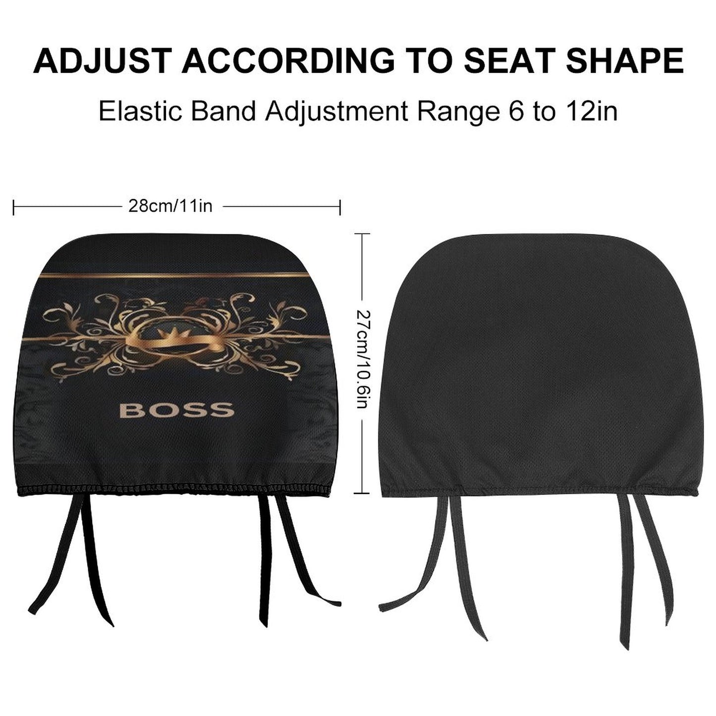 Custom Car Headrest Covers