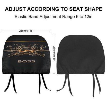 Custom Car Headrest Covers