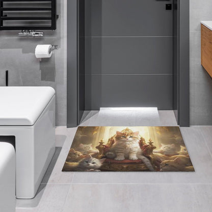Crystal Velvet Bedroom Floor Mat