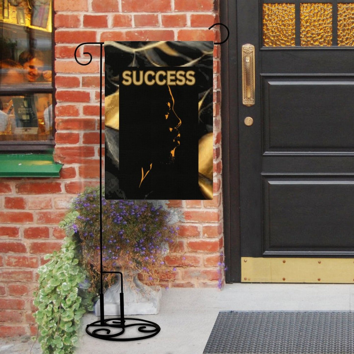 Personalized Flax Garden Flag (Identical Dual-sided Printing)