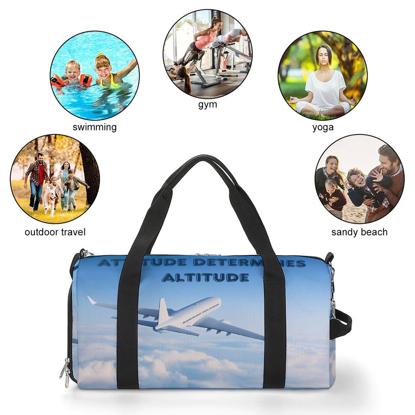 Gym bag A017 Large Capacity Sports Duffel