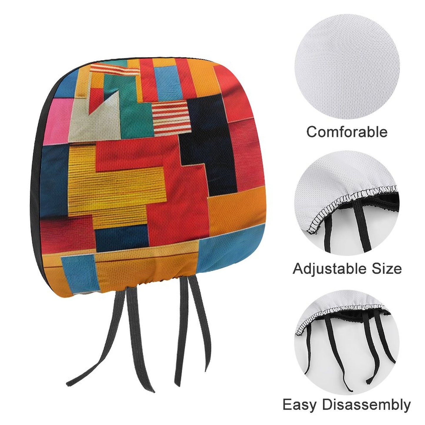 Custom Car Headrest Covers