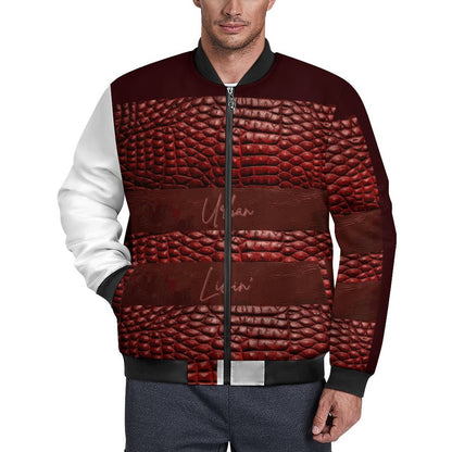180gsm Zipper Bomber Jacket BMJ (All-Over Printing)