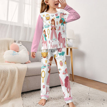 Long Sleeve Girls Nightwear JTZ (All-Over Printing)