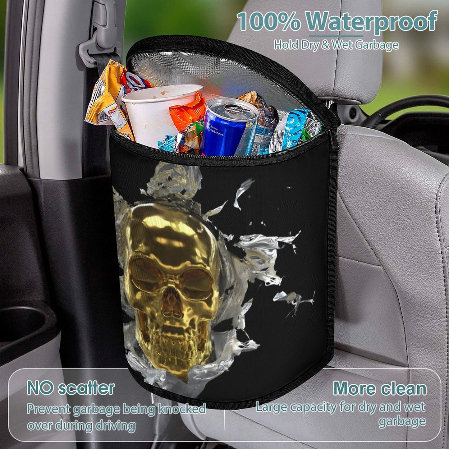 Collapsible Car Trash Bin