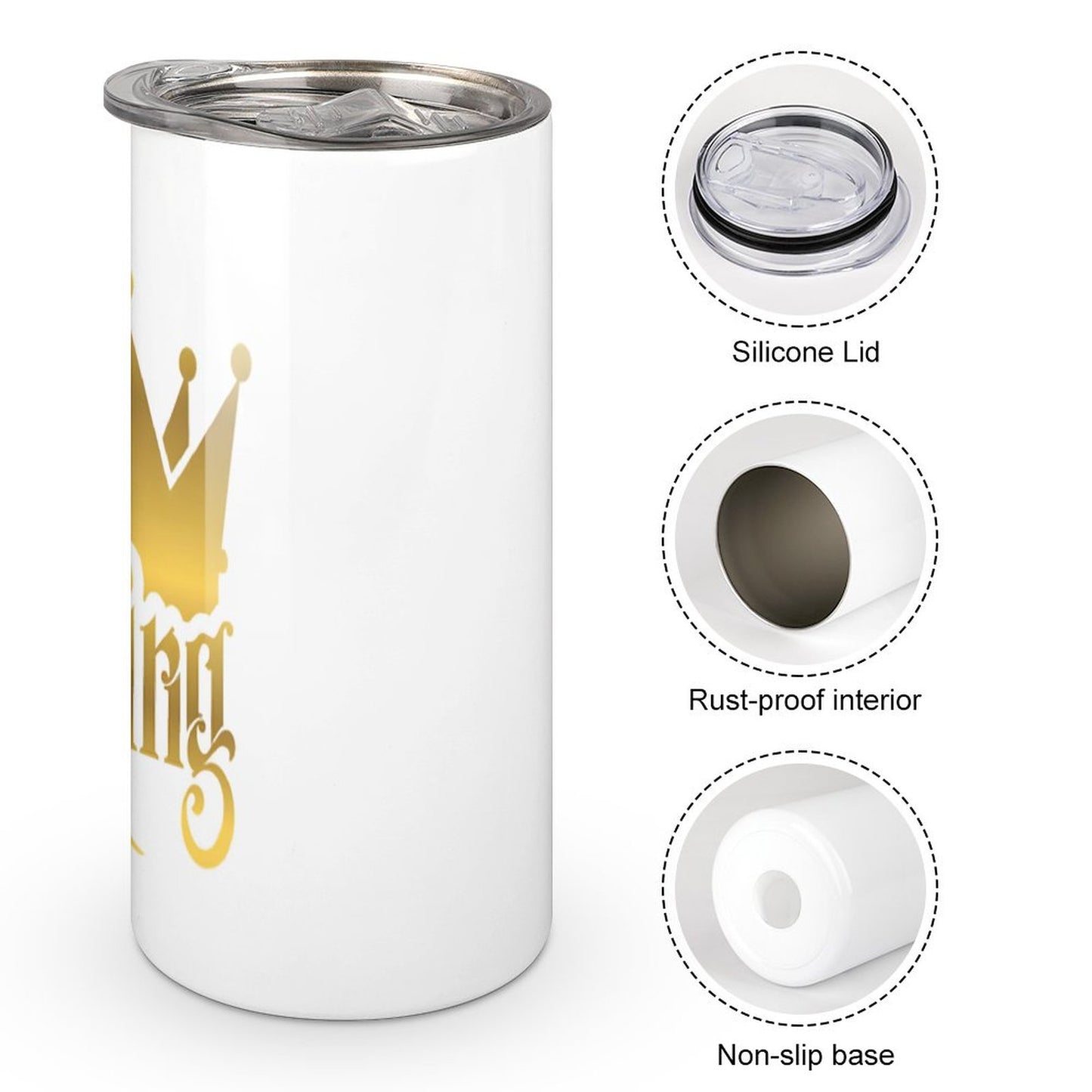 Insulated Drinking Cups with Lids