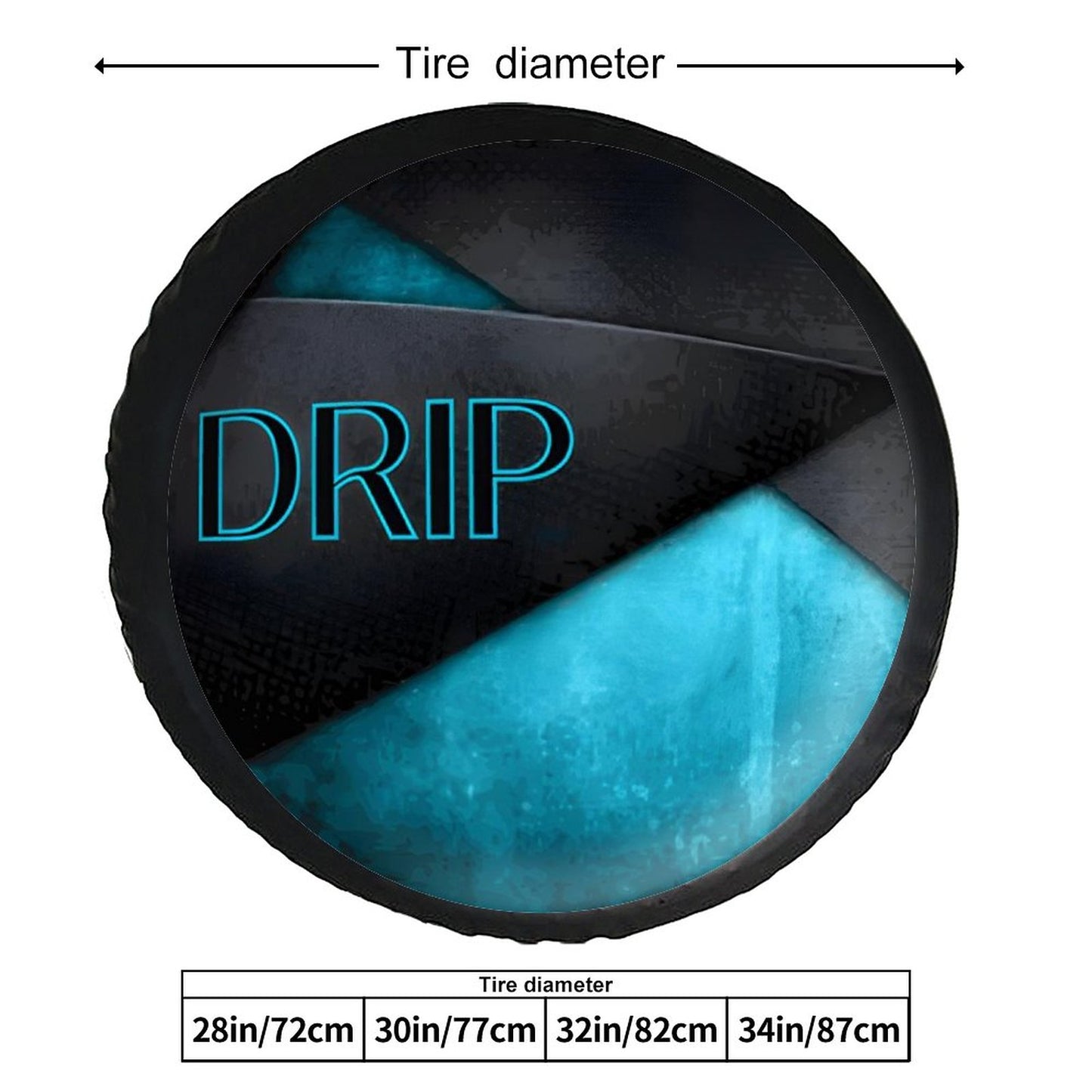 Leather Tire Cover(One-sided Printing)