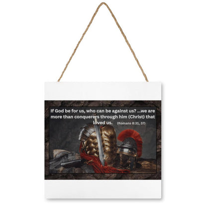Square Wood Wall Decor Hanging Sign-12"x12"/30x30cm