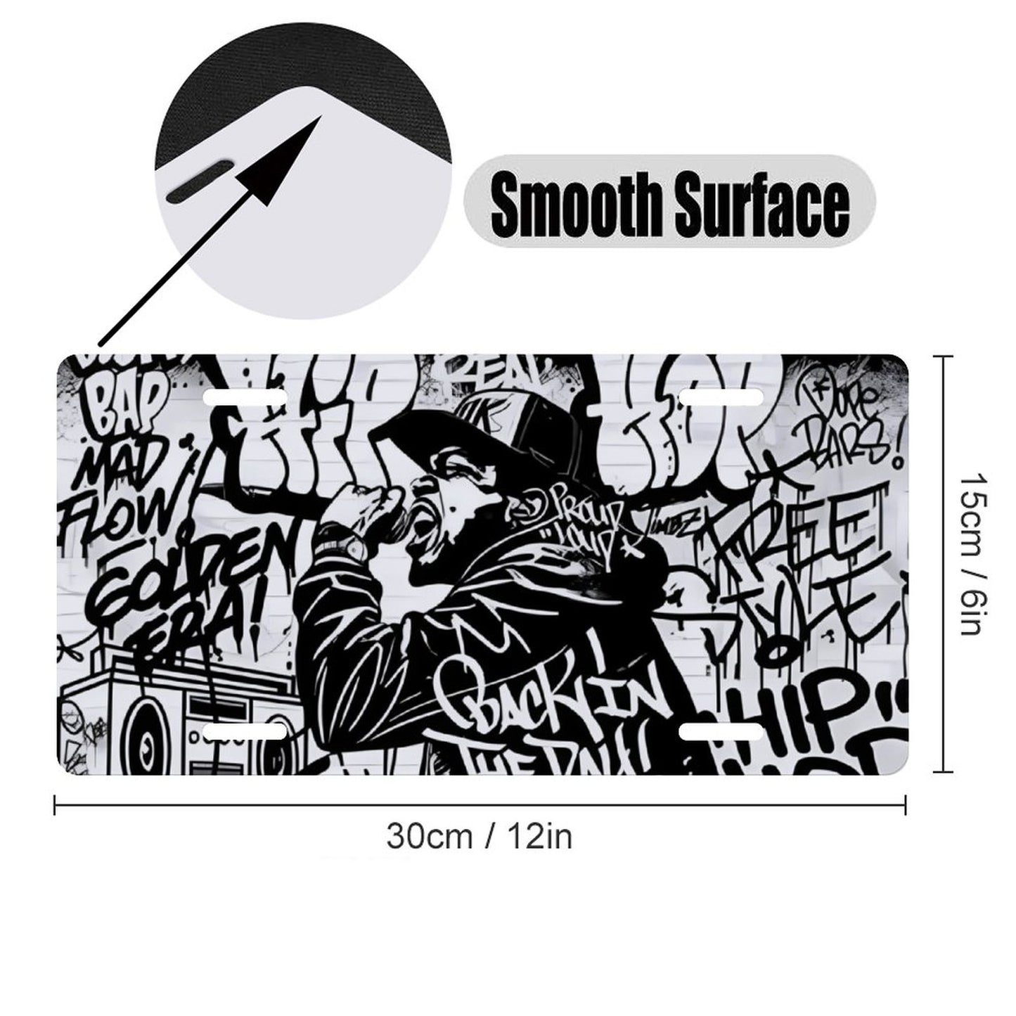 Car License Plate-11.8”x5.9”