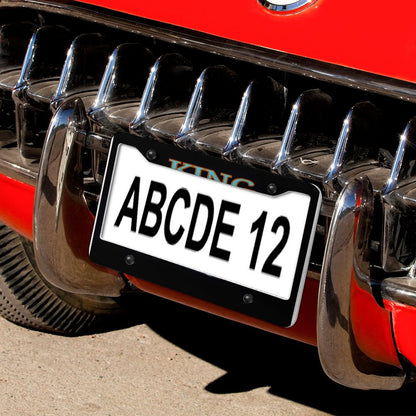 License Plate Frames with 4 Round Holes (1 Pair)