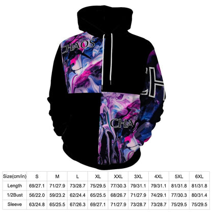 CHAOS Hoodie with Double-layer Cap-SMALL-6XL