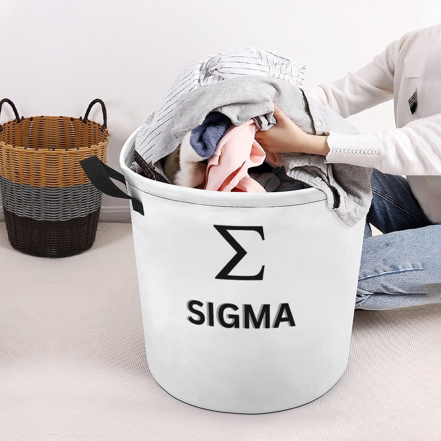 Oxford Collapsible Laundry Basket