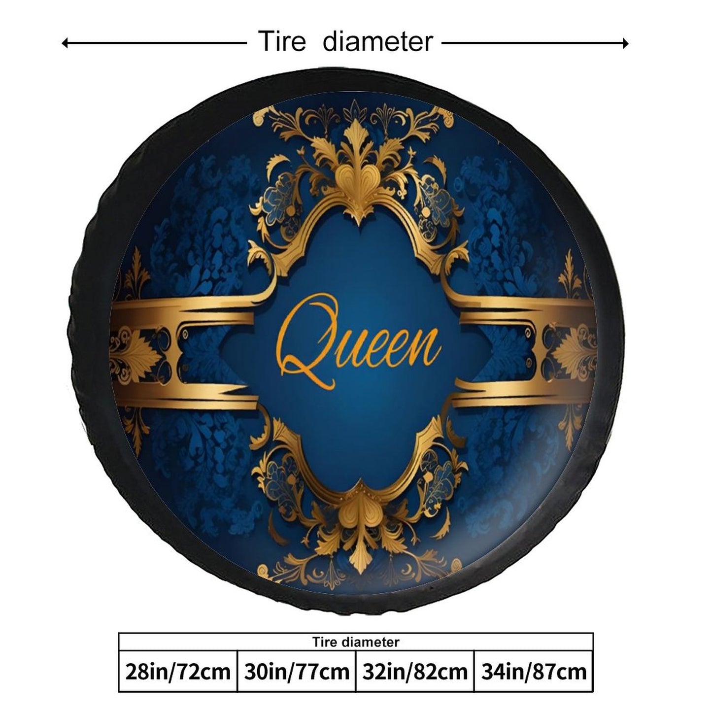 Leather Tire Cover(One-sided Printing)
