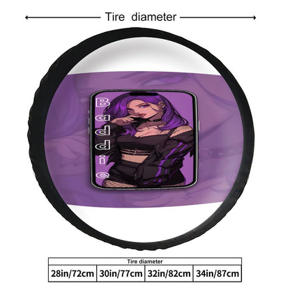 Leather Tire Cover(One-sided Printing)