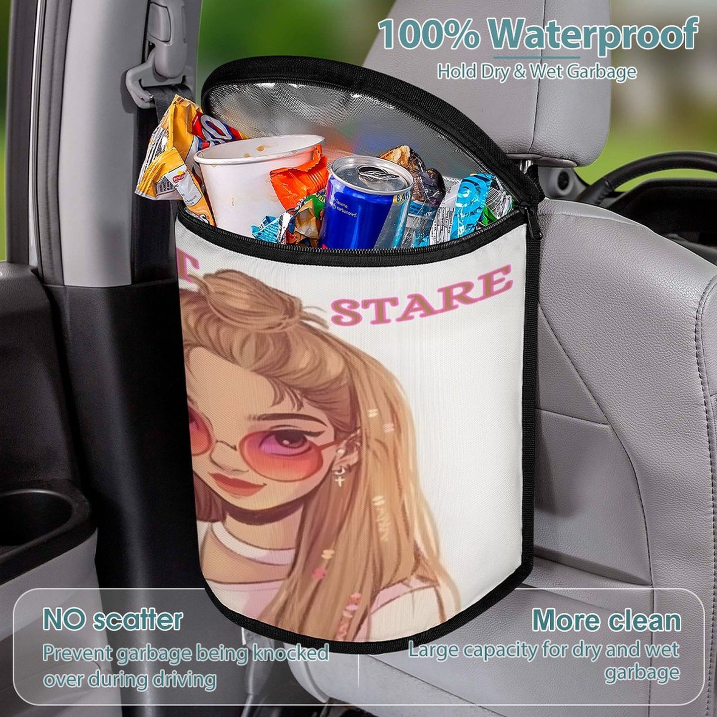 Collapsible Car Trash Bin