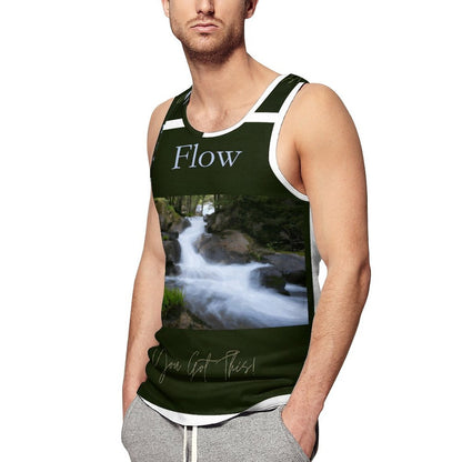 Men's Printed Vest BK (All-Over Printing)