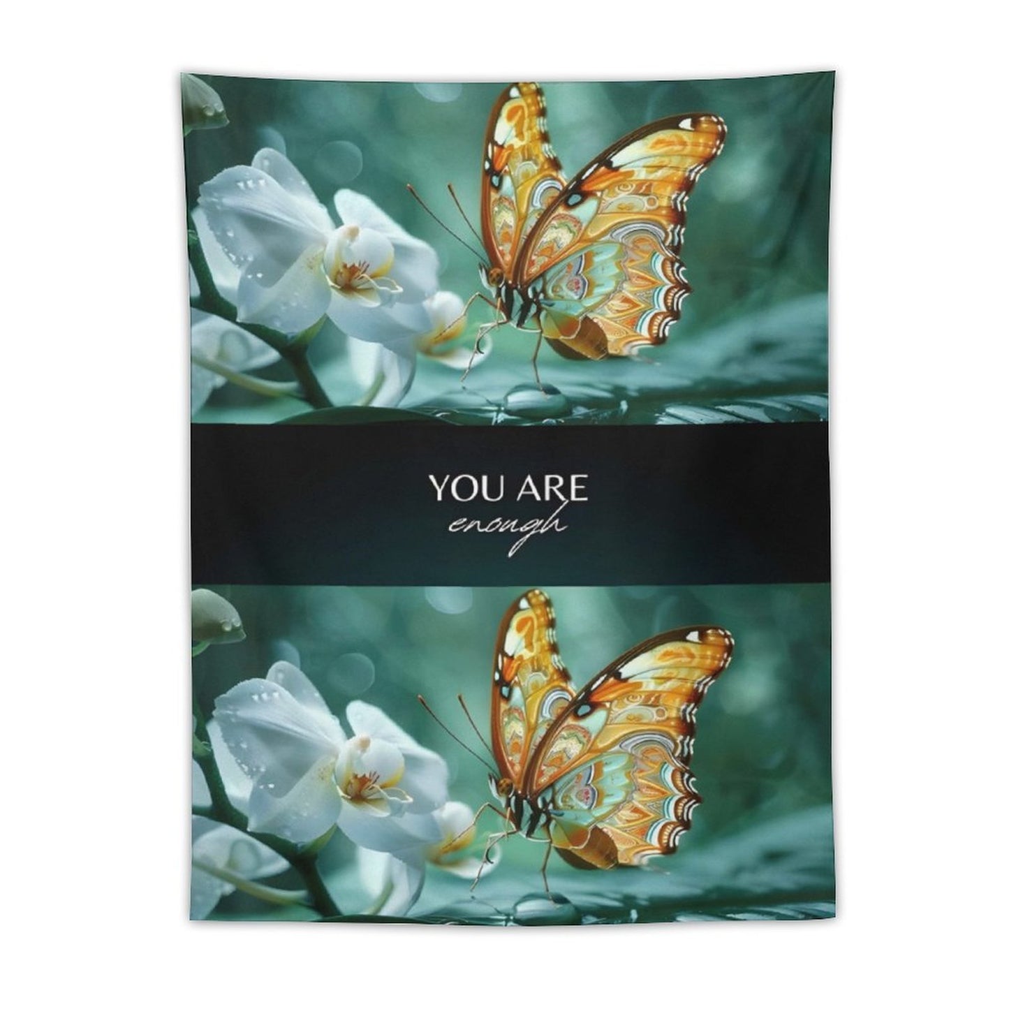 Wall Art with Vertical Tapestry-YOU ARE ENOUGH