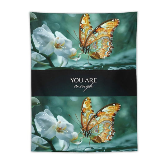 Wall Art with Vertical Tapestry-YOU ARE ENOUGH
