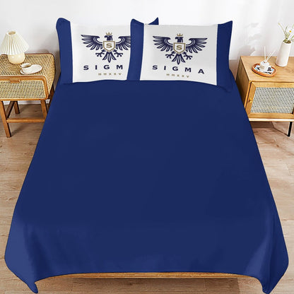 3-Piece Bedding Set-102"x90"/ 259x229cm (Dual-sided Printing)