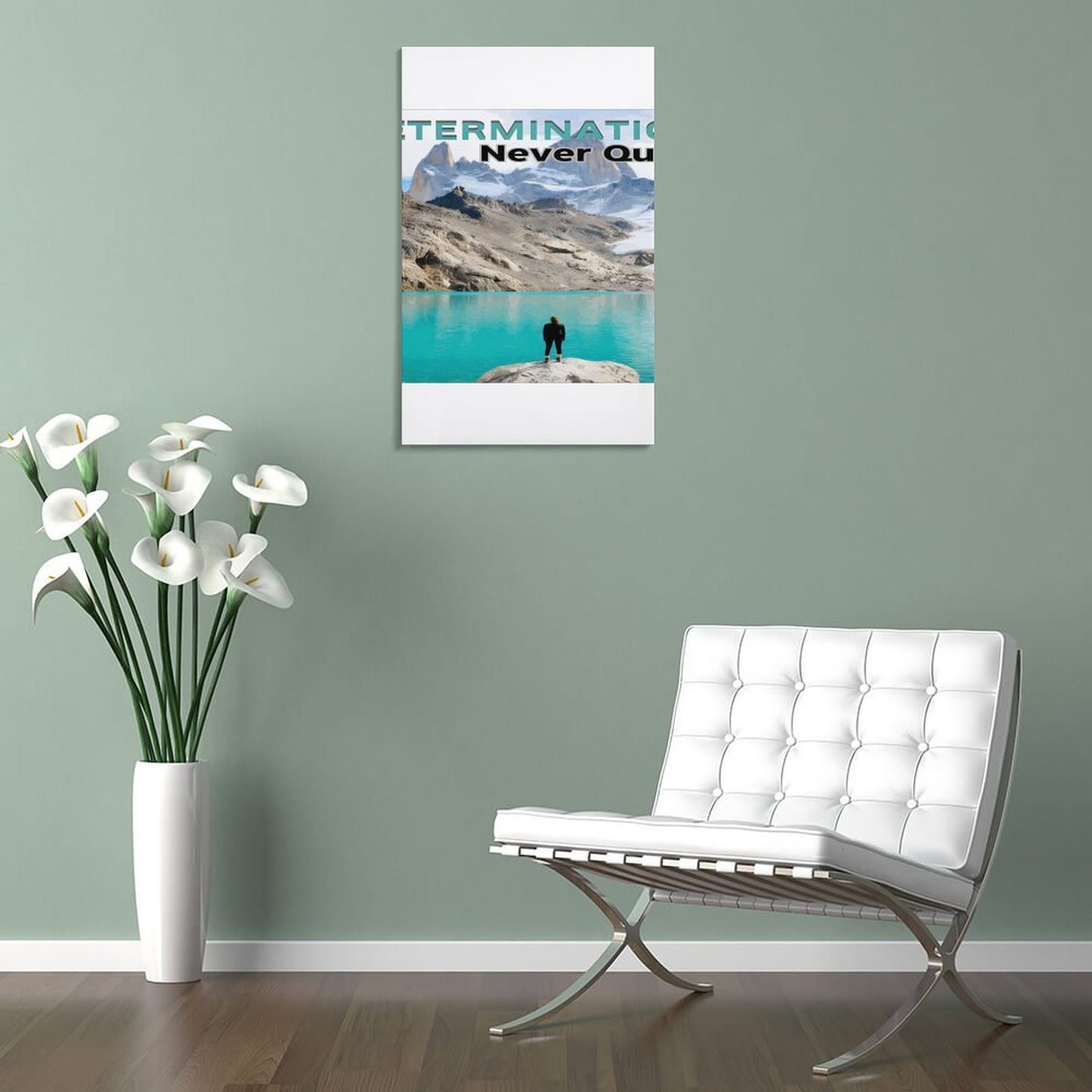 Framed Wooden Poster Hanging (Vertical 2:3)-8x12 inch