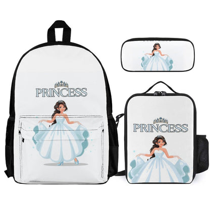 Set of 3 Bags (Shoulder Bag Lunch Bag & Pencil Pouch)