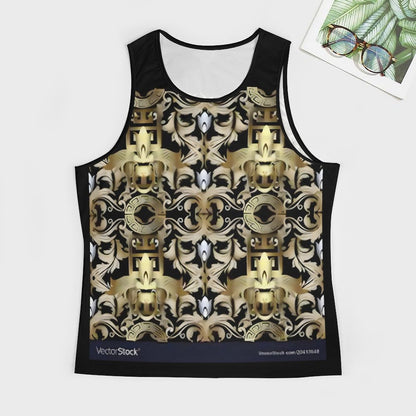 Men's Next Level Tank Top BKREV1 (All-Over Printing)