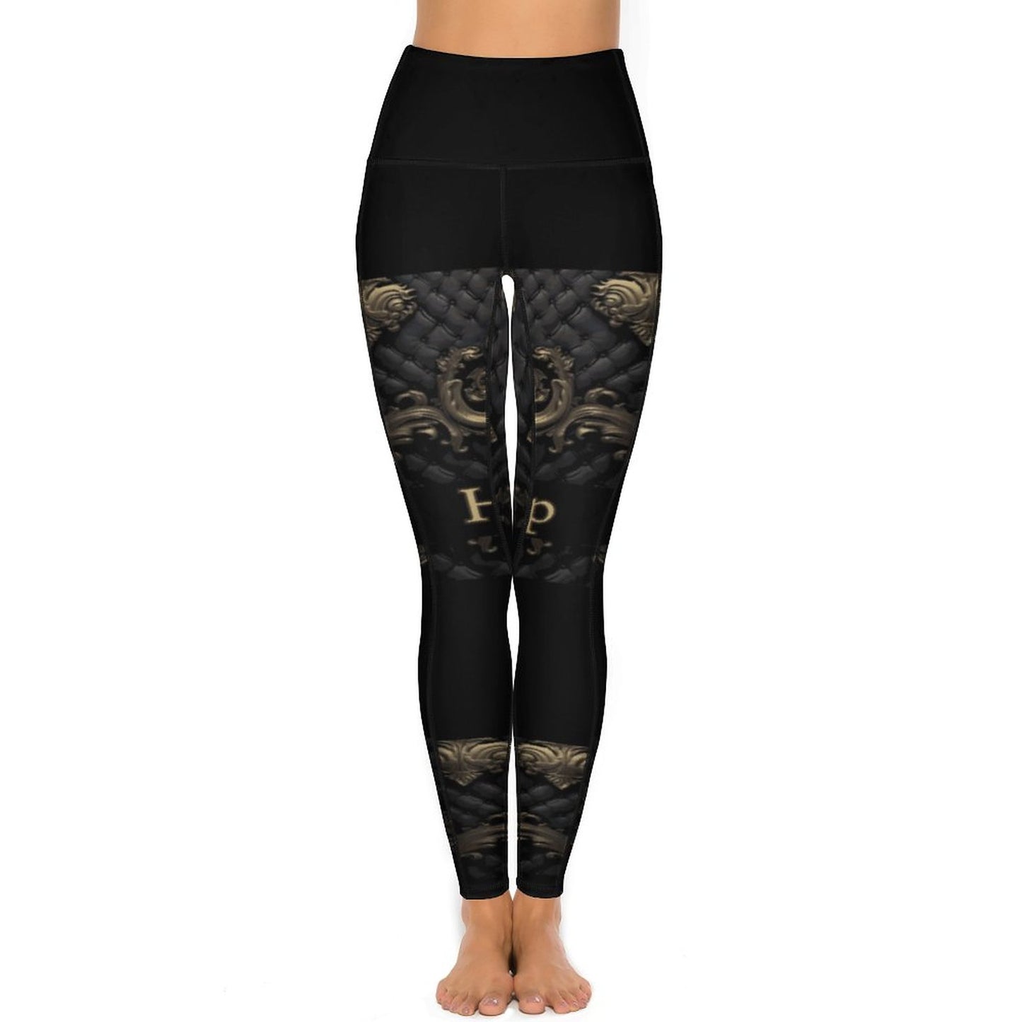 Custom Printed Yoga Pants with 2 Pockets CE003 (All-Over Printing)