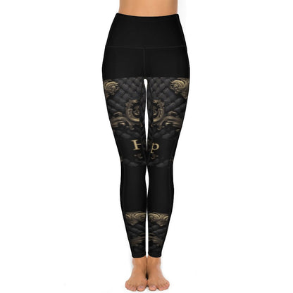 Custom Printed Yoga Pants with 2 Pockets CE003 (All-Over Printing)