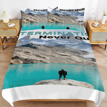 3-Piece Bedding Set-86"×70"/ 218×177cm (Dual-sidede Printing)
