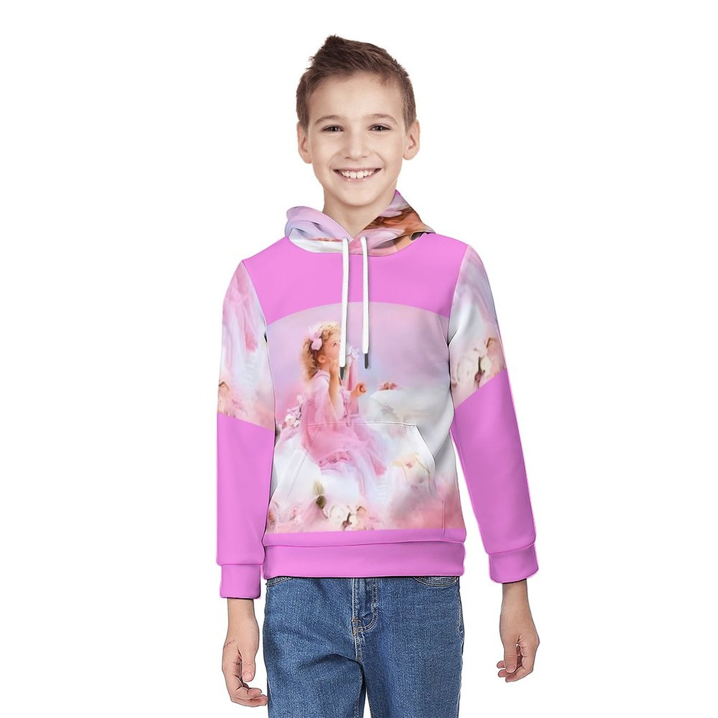 230gsm Children's All-Over printing Hoodie (All-Over Printing)