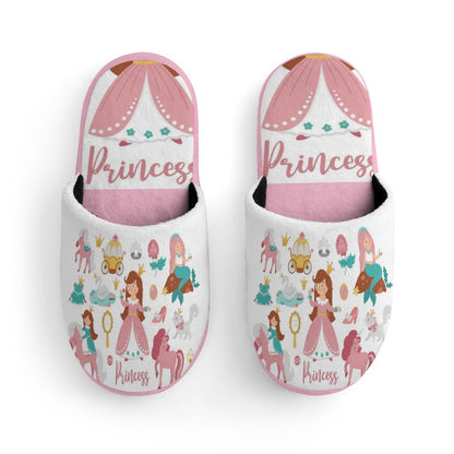 Flannel Children's Cotton Slippers (All-Over Printing)
