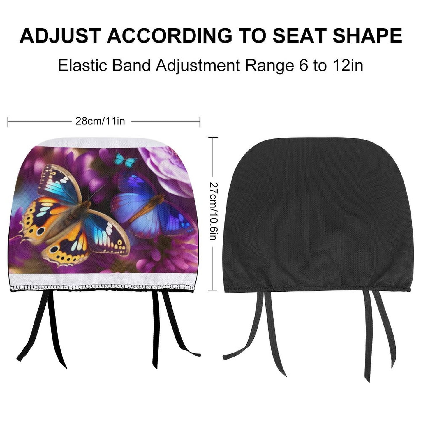 Custom Car Headrest Covers
