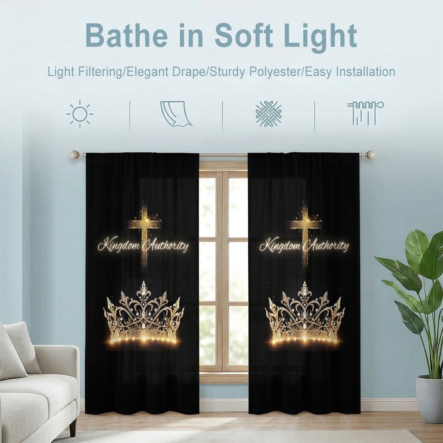 Sheer Curtain(All-Over Printing)