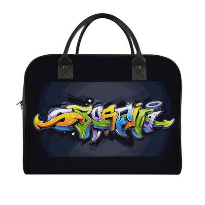 COLORFUL GRAFFITI Travel Bag with double zippers (waterproof)