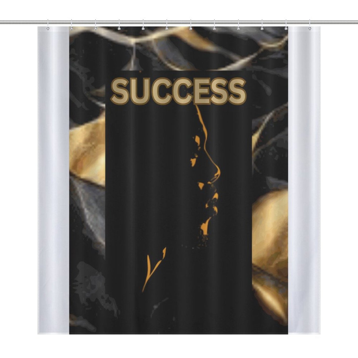 Flower Shower Curtain-66x72Inch (168x183cm)