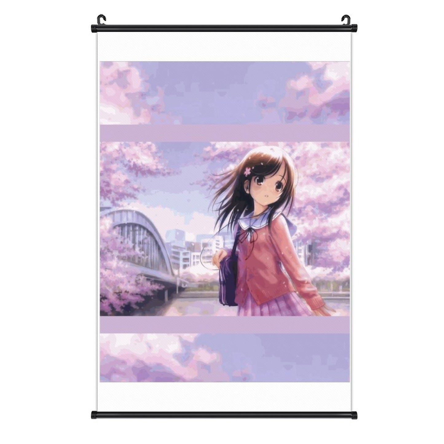 Canvas Hanging Poster with Scrolls-16"x24"/ 40x60cm