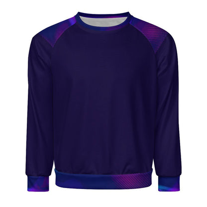 MULTICOLOR Men's Crewneck Raglan Sweatshirt-SMALL-5XL
