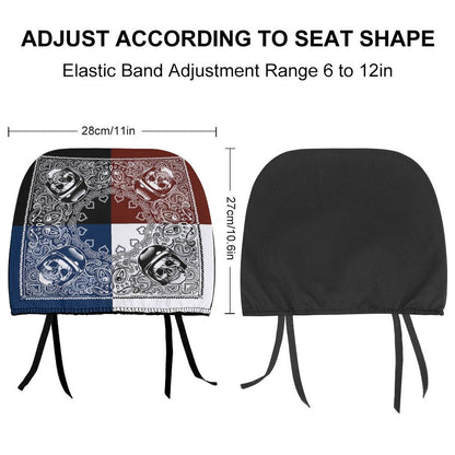 Custom Car Headrest Covers