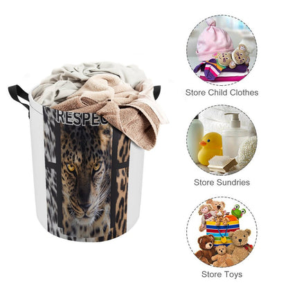 Drawstring collapsible Laundry Basket