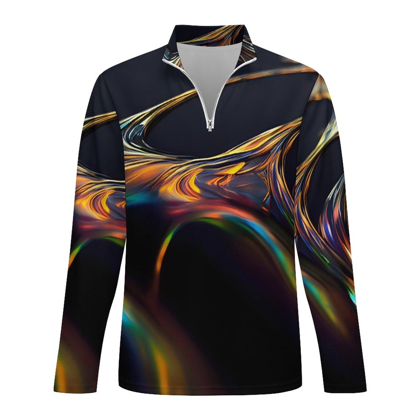 300gsm Men's Polo Sweatshirt LM111 (All-Over Printing)