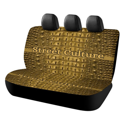 STREET CULTURE Alligator Back Seat Cover for Cars (high quality softness)