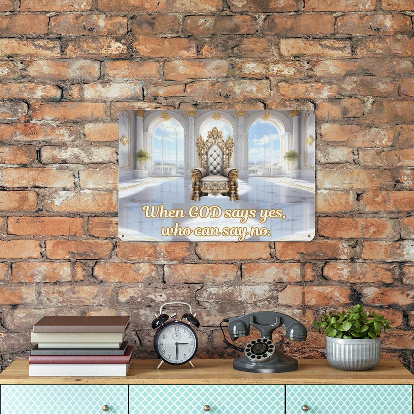 Horizontal Vintage Metal Sign-7.9"x11.8"/ 20x30cm