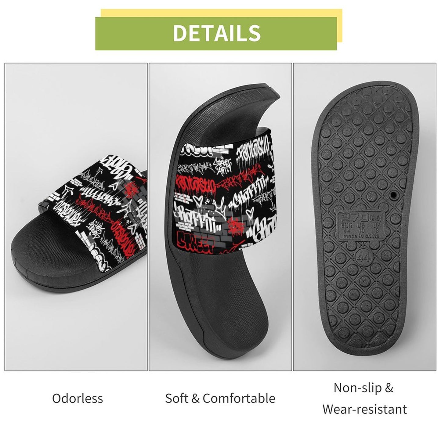 Personalized Casual UnisexPVC Slippers