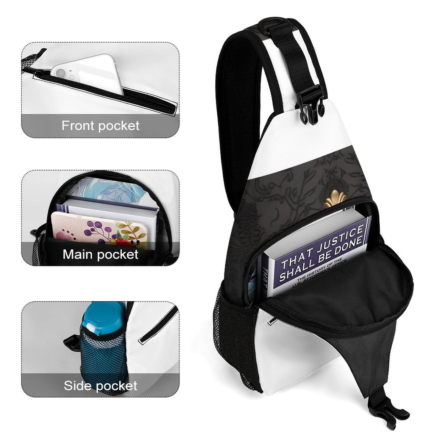 Create Unique Sling Bags with Our durable polyester (All-Over Printing)