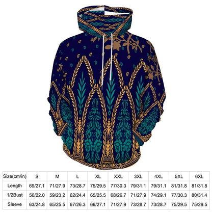 230gsm Men's Cool Hoodie with Double-layer Cap (All-Over Printing)