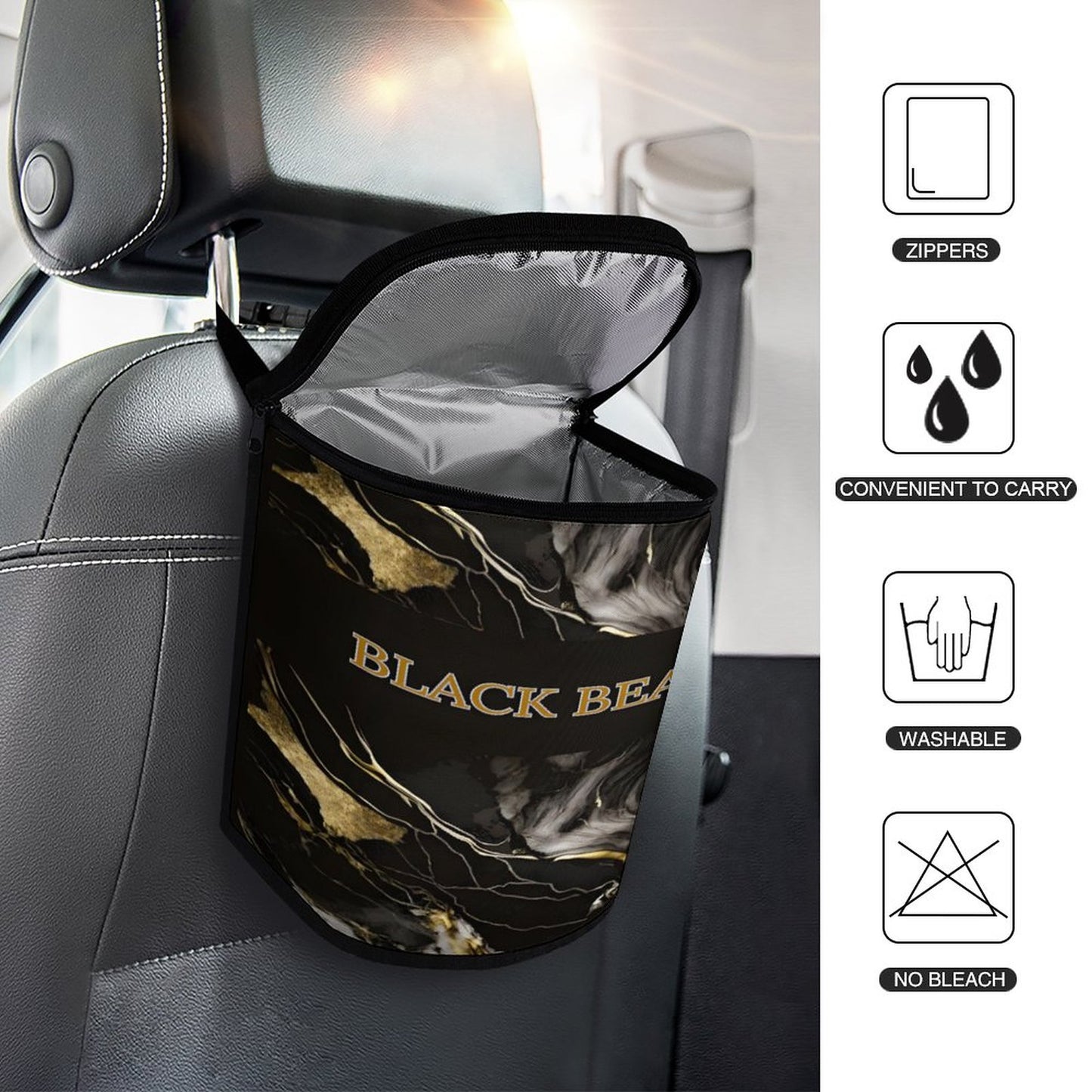 Collapsible Car Trash Bin
