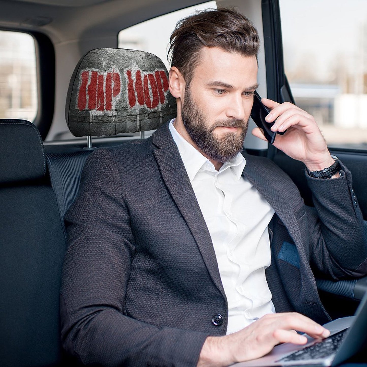 Custom Car Headrest Covers