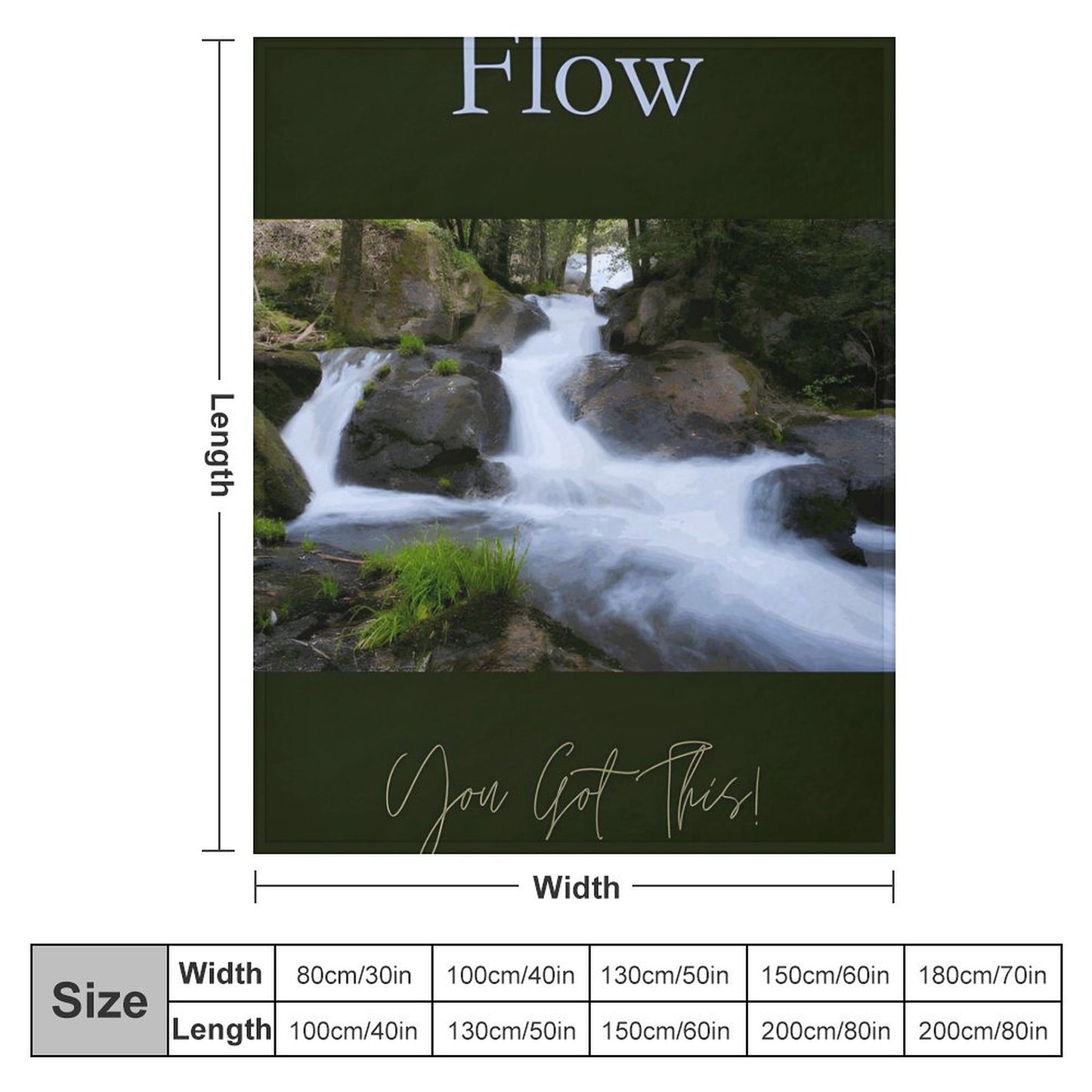 280gsm Flannel Blanket-50"x60" (Dual-sided Printing)