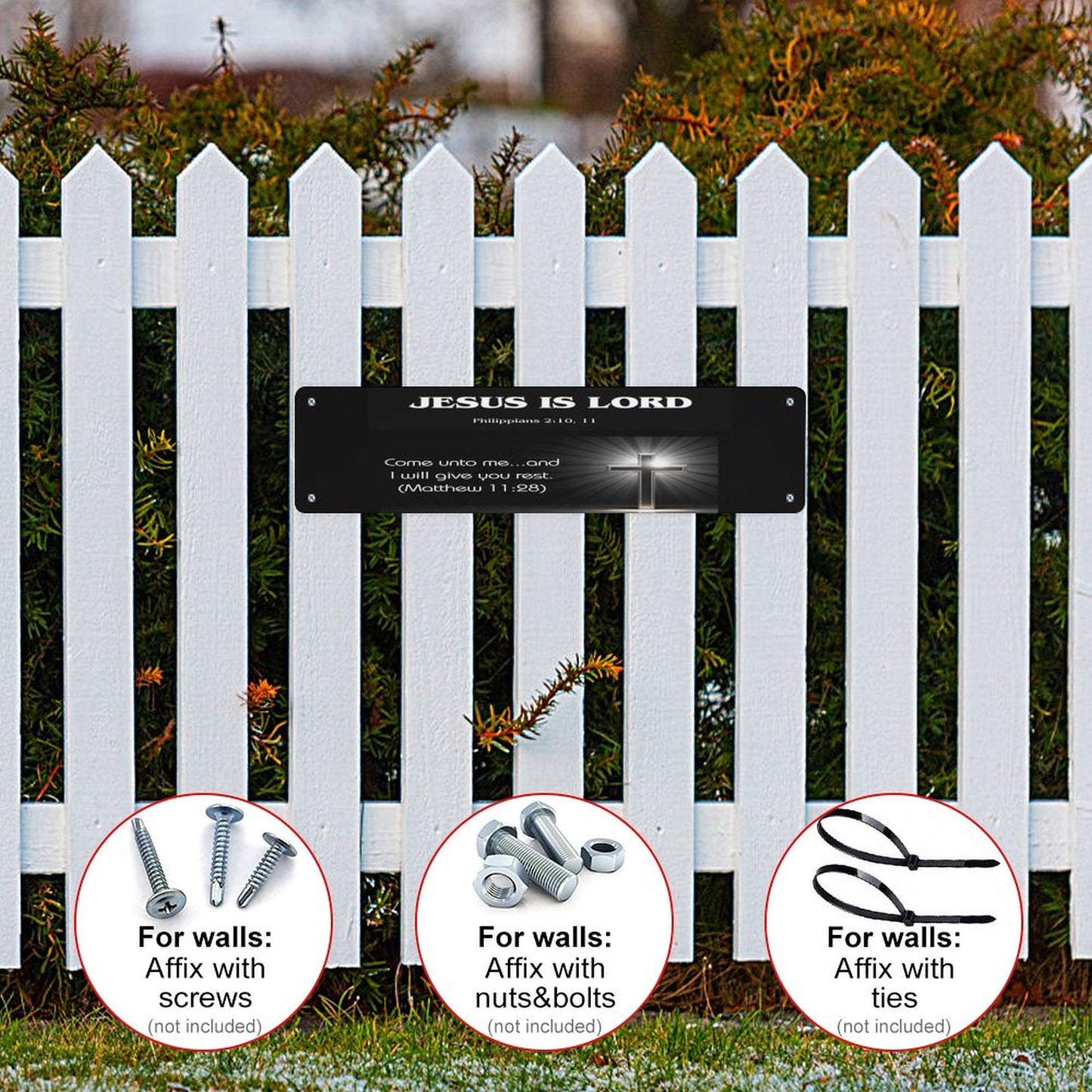 Slim Metal Tin Sign